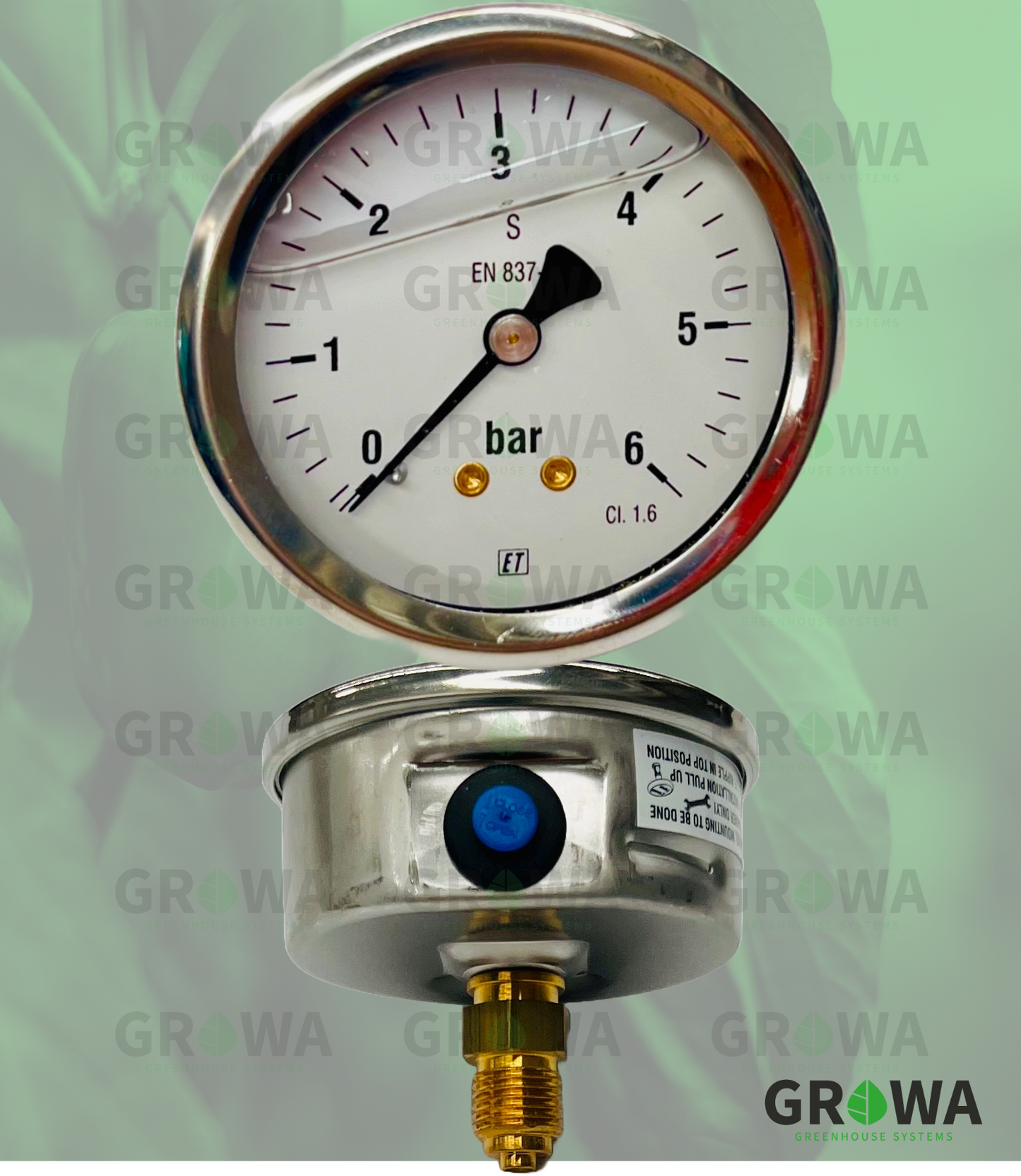 Glycerin pressure gauge